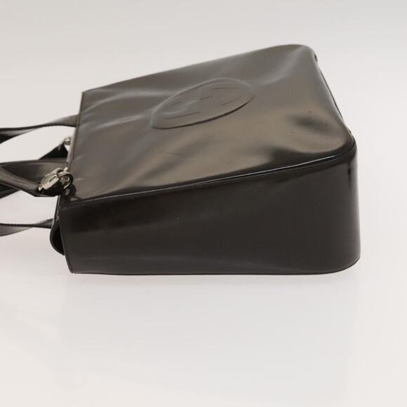 GUCCI Hand Bag Patent Leather Silver Brown 000 2058 0504 5 - Picture 5 of 12